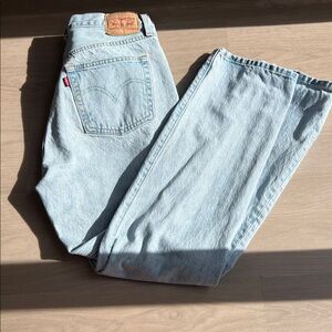 Levi’s 501 light blue straight leg Jean